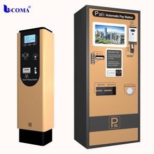 Parkovacie zariadenie - účet Kiosk s automatickou platbou - terminál pre nákupné centrum