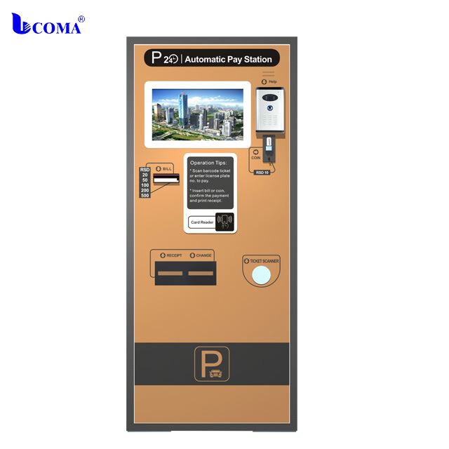 Automatický parkovací systém Bill Coin Akceptovaný parkovací platobný automat