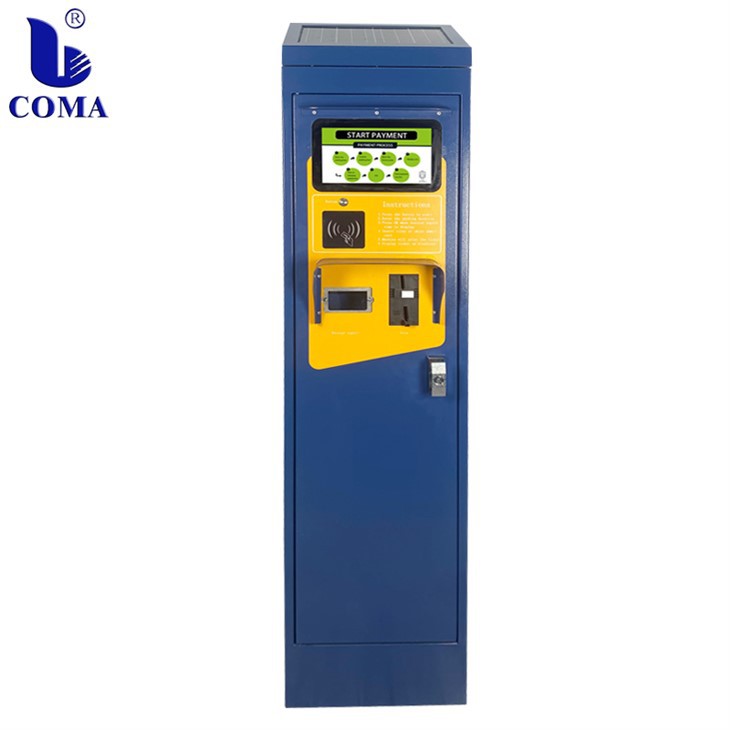 Parkovací automat na platenie a zobrazovanie